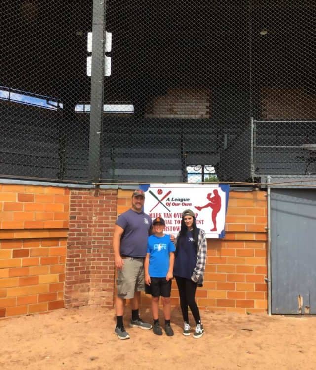 Tim Van Overloop and family